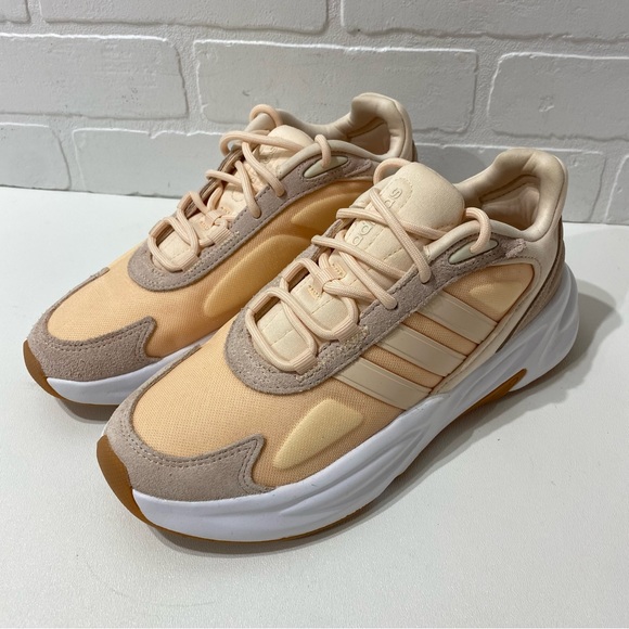 Shoes - NEW Adidas Ozelle Cloudfoam Women's Orange Tan Shoes Sneakers GX4693 Size 7.5